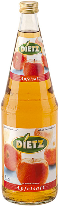 Dietz Jablečná šťáva 100% 1l sklo
