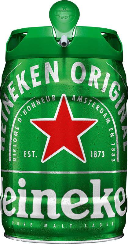Heineken Světlý ležák pivo 5l soudek
