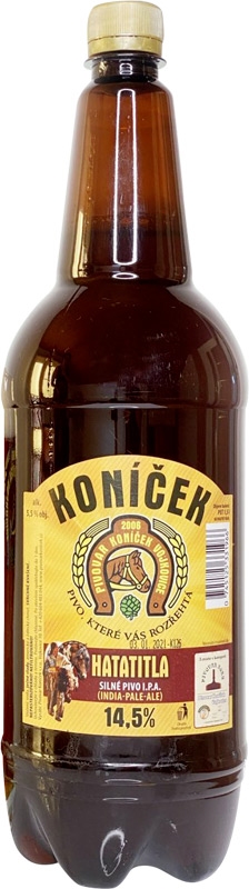 Pivovar Koníček Hatatitla IPA pivo 1,5l PET