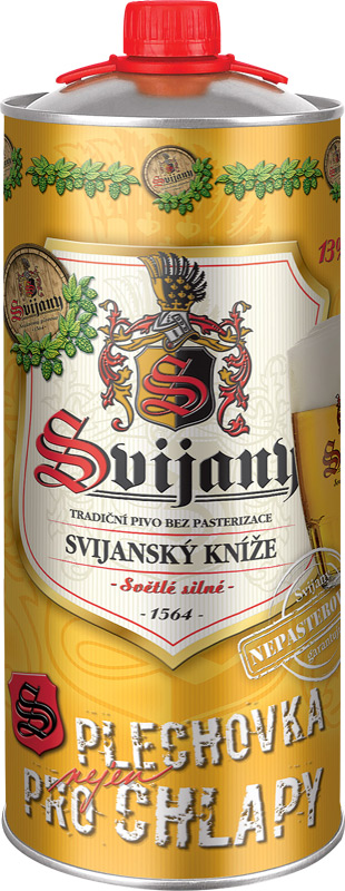 Svijanský Kníže Světlé speciální pivo 2l plech