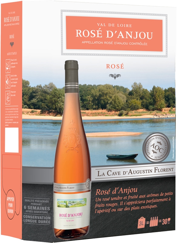 La Cave d'Augustin Florent Rosé d'Anjou 3l BiB