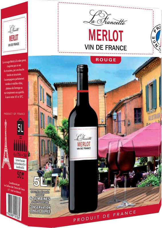 La Francette Merlot VDF 5l BiB