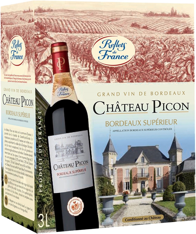 Chateau Picon Bordeaux Supérieur Rouge 3l BiB