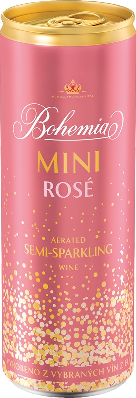 Bohemia Sekt Mini rosé 250ml plech
