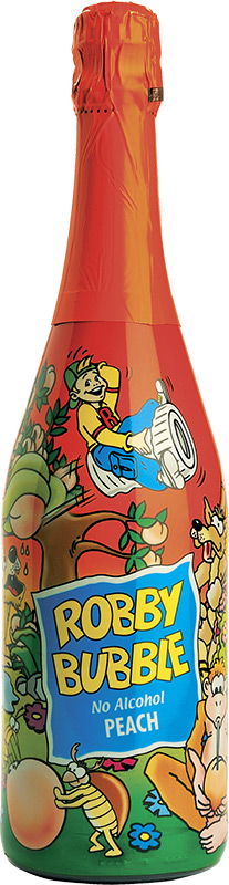 Robby Bubble broskev 750ml
