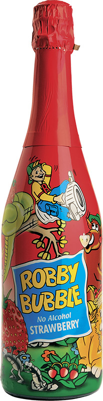 Robby Bubble jahoda 750ml
