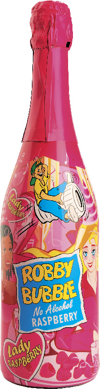 Robby Bubble malina 750ml