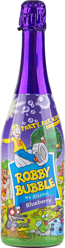 Robby Bubble borůvka 750ml