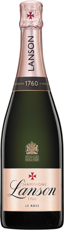 Lanson Rosé Label Brut Champagne 750ml