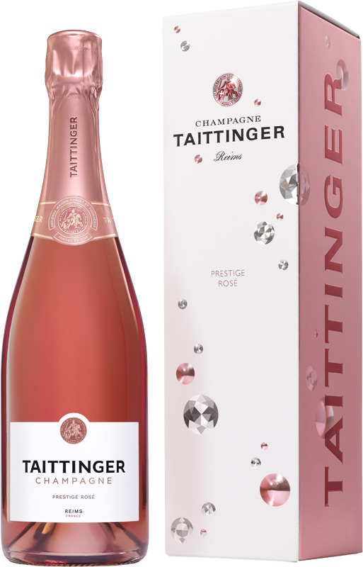 Taittinger Prestige Rosé Brut Champagne 750ml Gift Box