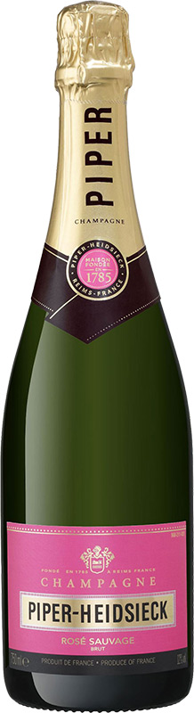 Piper Heidsieck Rosé Brut Sauvage Champagne 750ml