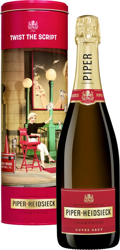 Piper Heidsieck Brut Champagne Marylin Monroe Limited Edition 750ml GB