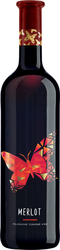 Víno Mikulov Motýl Merlot 750ml