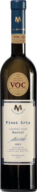 Víno Marcinčák Pinot Gris BIO VOC 750ml