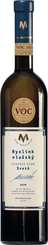 Víno Marcinčák Ryzlink vlašský VOC BIO 750ml