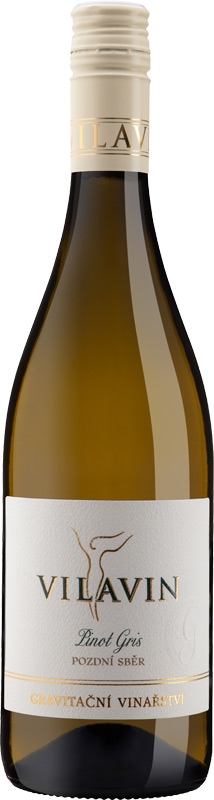 Gravitační vinařství Vilavin Pinot Gris pozdní sběr 24 750ml