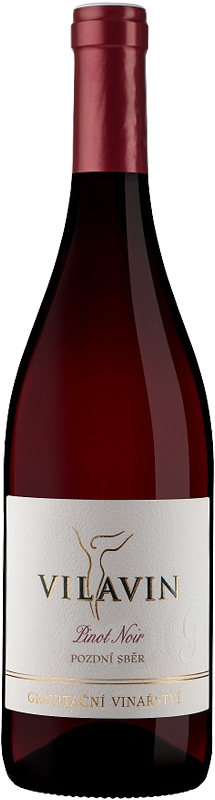 Gravitační vinařství Vilavin Pinot Noir pozdní sběr 24 750ml