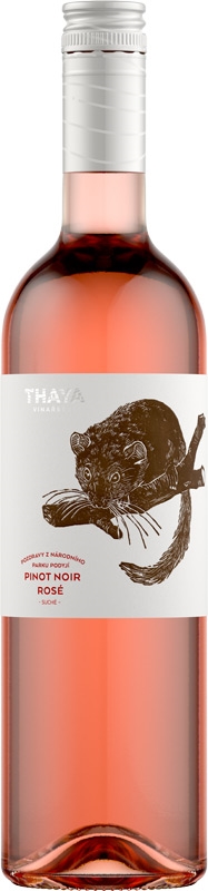 Thaya Pozdravy Pinot Noir rosé pozdní sběr 25 750ml