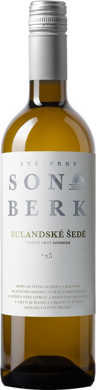 Sonberk Rulandské šedé pozdní sběr 25 Stříbrný Sonberk 750ml