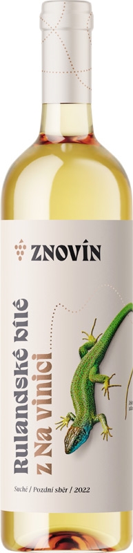 Znovín Znojmo Rulandské bílé pozdní sběr 22 2362 Ještěrka zelená 750ml