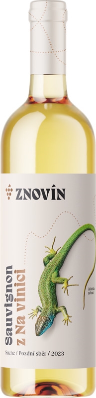 Znovín Znojmo Sauvignon pozdní sběr 23 3339 Ještěrka Zelená 750ml