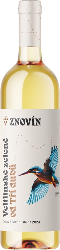 Znovín Znojmo Veltlínské zelené pozdní sběr 24 4366 Leďňáček říční 750ml