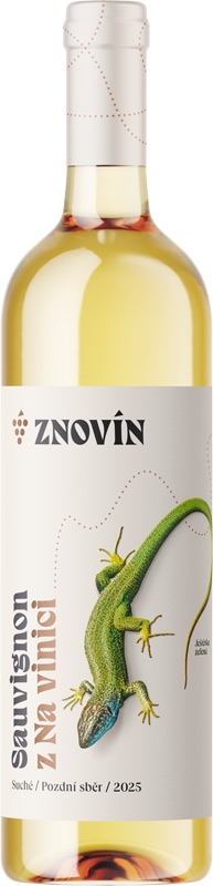 Znovín Znojmo Sauvignon pozdní sběr 25 5321 Ještěrka zelená 750ml