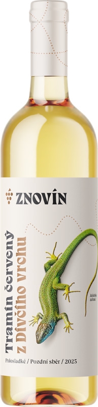 Znovín Znojmo Tramín červený pozdní sběr 25 5352 Ještěrka zelená 750ml