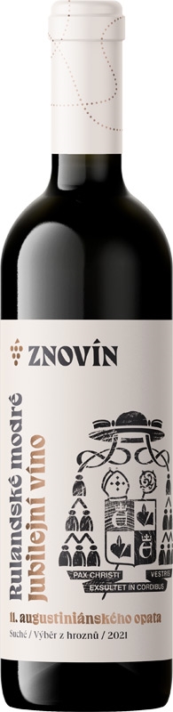 Znovín Znojmo Rulandské modré výběr z hroznů 21 1400 750ml