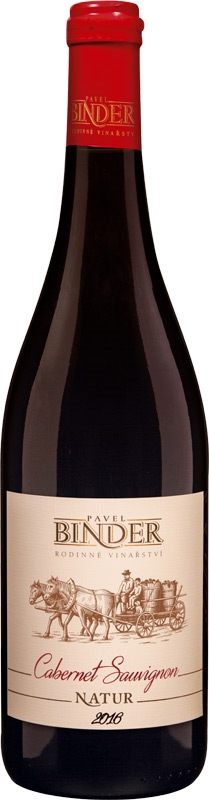 Pavel Binder Cabernet Sauvignon výběr z hroznů 21 Natur Line BIO 750ml