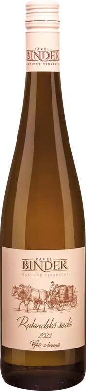 Pavel Binder Rulandské šedé výběr z hroznů 21 Elegance Line BIO 750ml