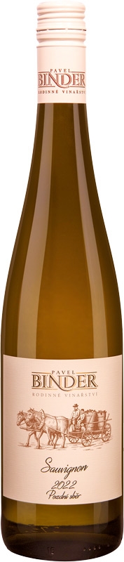 Pavel Binder Sauvignon pozdní sběr 22 Elegance Line BIO 750ml