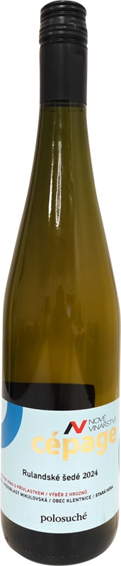 Nové Vinařství Rulandské šedé výběr z hroznů Cépage 750ml
