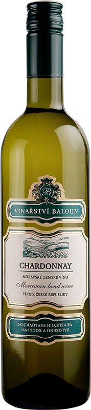 Baloun Chardonnay moravské zemské víno 750ml
