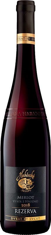 Habánské sklepy Merlot výběr z hroznů 18 Rezerva 750ml