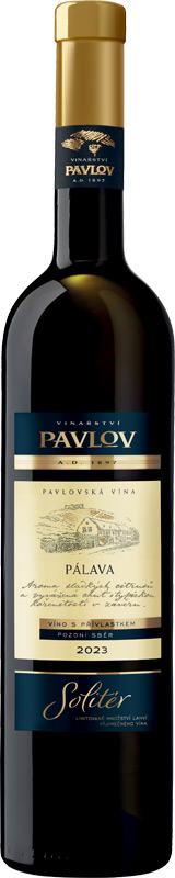 Pavlov Pálava pozdní sběr Soliter 750ml