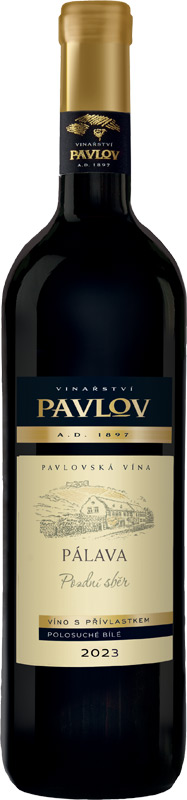 Pavlov Pálava pozdní sběr 750ml