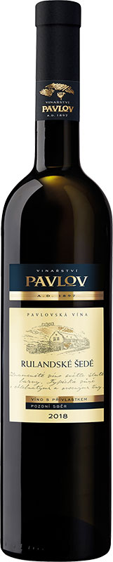 Pavlov Rulandské šedé pozdní sběr Solitér 750ml