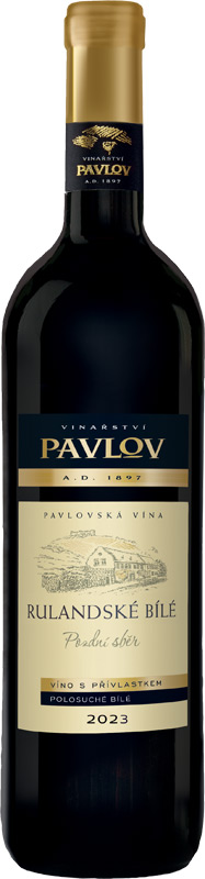 Pavlov Rulandské bílé pozdní sběr 750ml