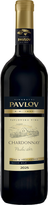 Pavlov Chardonnay pozdní sběr 750ml