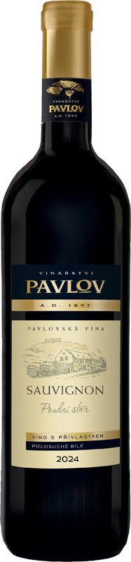 Pavlov Sauvignon pozdní sběr 750ml