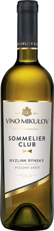 Víno Mikulov Sommelier Club Ryzlink rýnský pozdní sběr 750ml