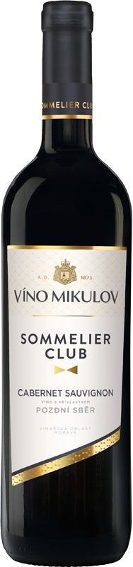 Víno Mikulov Sommelier Club Cabernet Sauvignon pozdní sběr 750ml