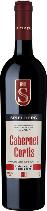 Spielberg Cabernet Cortis výběr z hroznů Virgin BIO 750ml