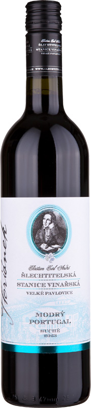 Šlechtitelská stanice Modrý Portugal Floriánek 750ml