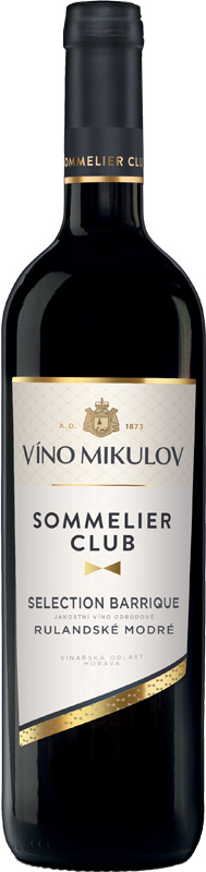 Víno Mikulov Sommelier Club Selection Barrique Rulandské modré 750ml