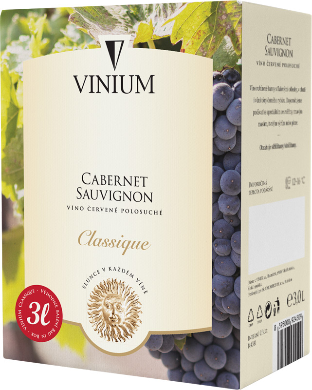 Vinium Velké Pavlovice Cabernet Sauvignon 3l BiB