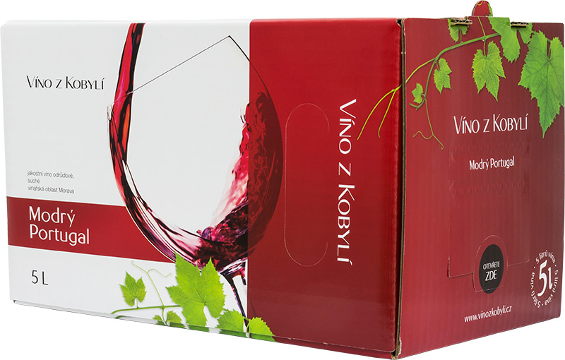 Víno z Kobylí Modrý Portugal 5l BiB