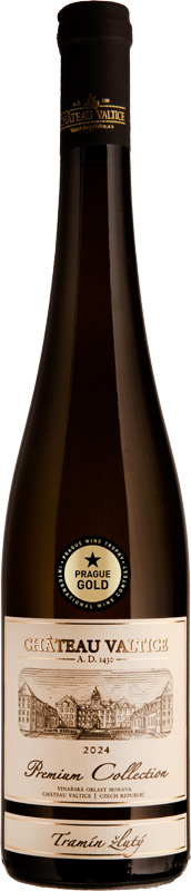 Chateau Valtice Tramín žlutý moravské zemské víno Premium 750ml
