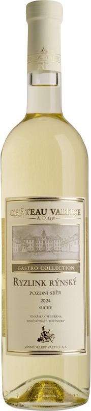 Chateau Valtice Ryzlink rýnský pozdní sběr 24 Gastro Collection 750ml